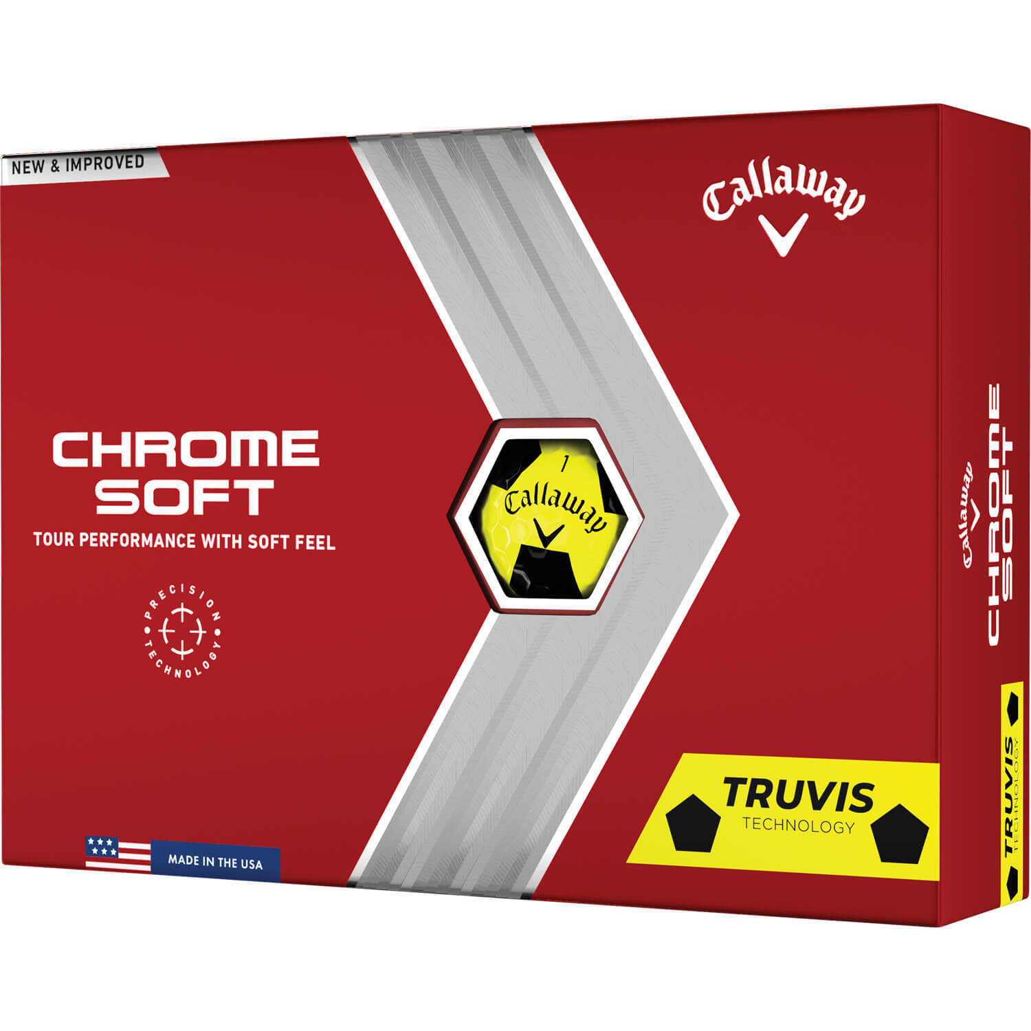 Callaway Chrome Soft 22 Truvis gelb
